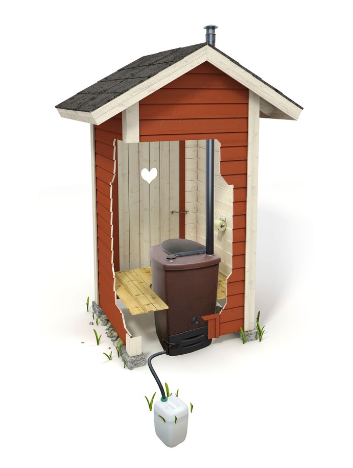 Biolan komposttoalett eco brun - 2