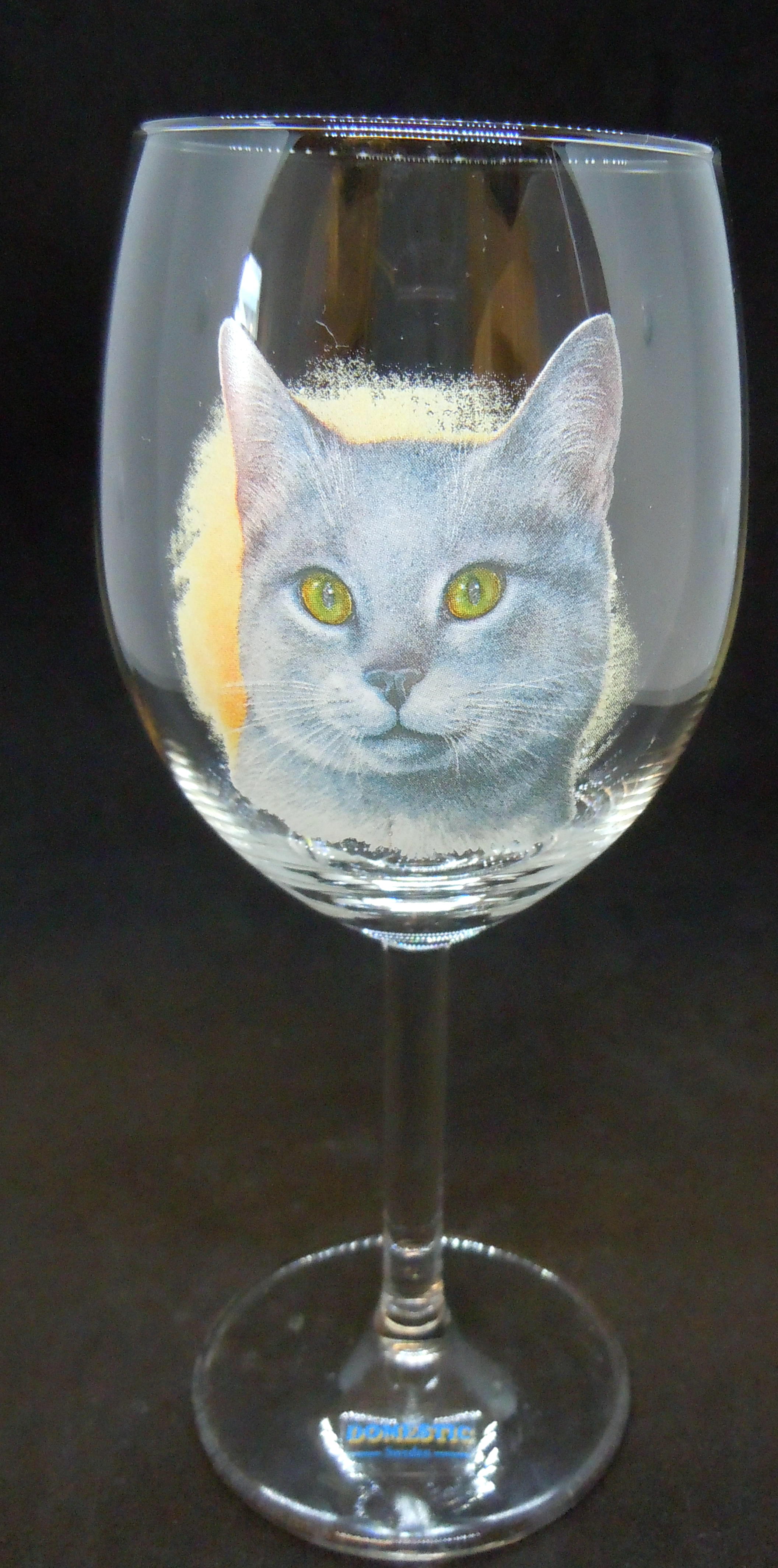 Katt Glas, Vinglas 20 cl, Katt Nr 3