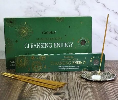 Goloka Manifestations Cleansing Energy  - Rökelse med Selenit - 3