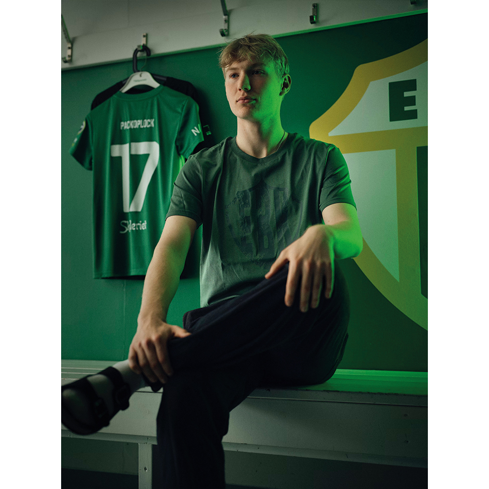 Eneby T-shirt Bottle Green
