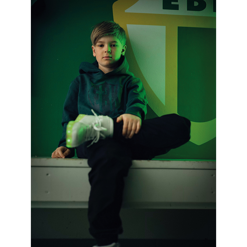 Eneby Kids Hoodie Glazed Green