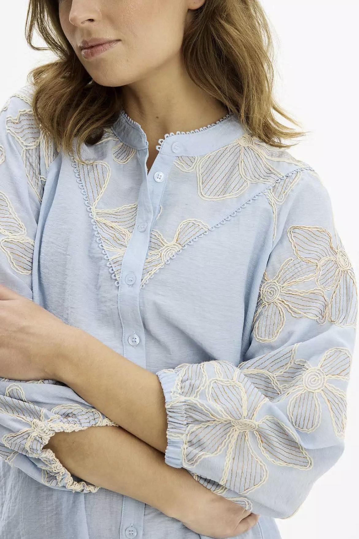  In Front -  Rikke Shirt Light Blue - 3