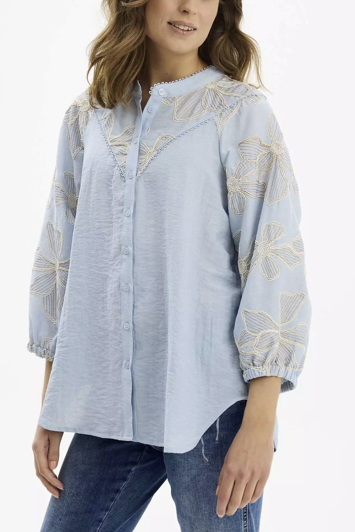  In Front -  Rikke Shirt Light Blue