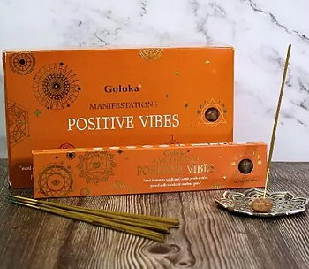 Goloka Manifestations Postive Vibes  - Rökelse med Solsten