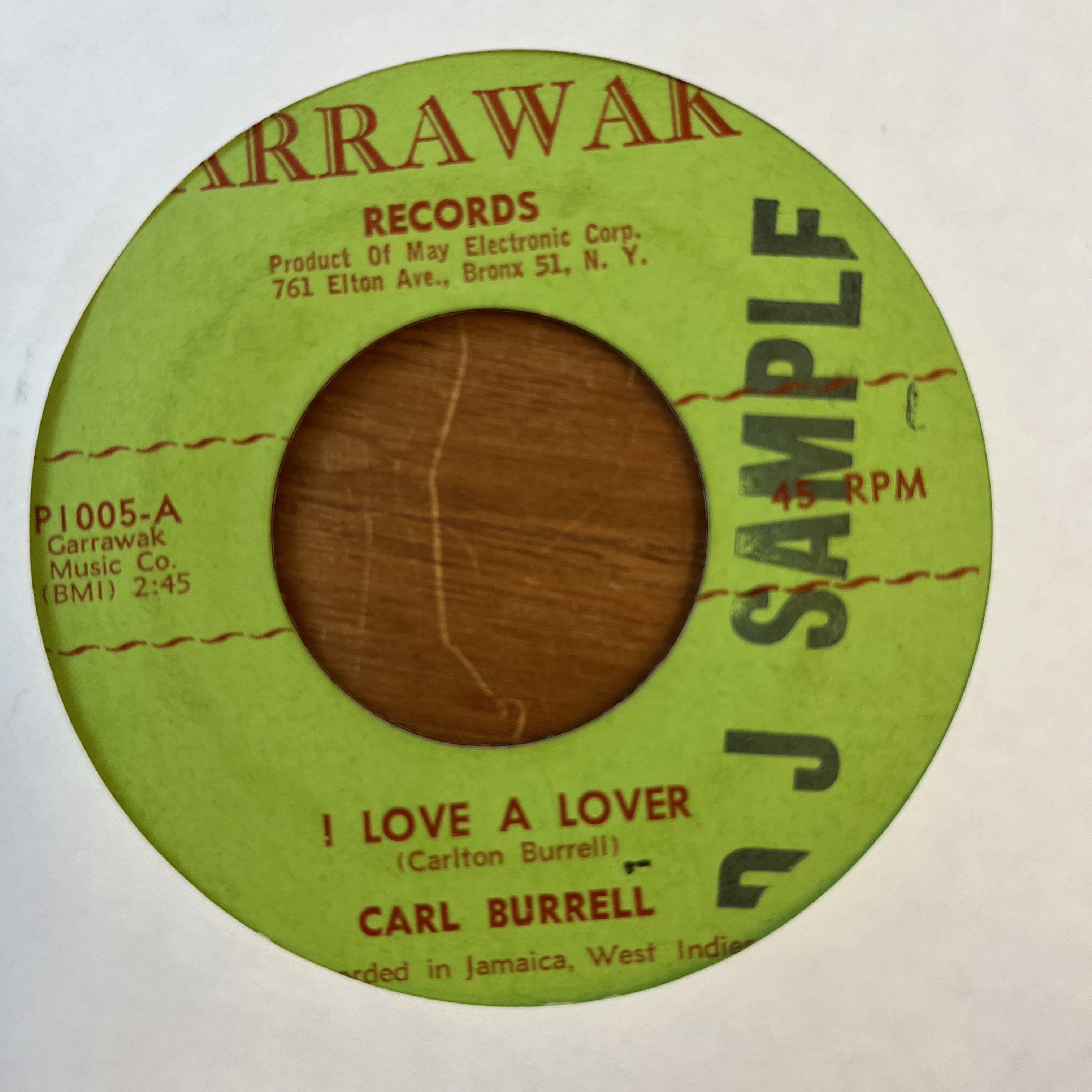 Carl Burrell – I Love A Lover
