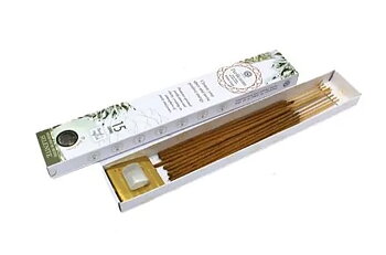 Green Tree Gemstone Incense, Purification  - Rökelse med Selenit