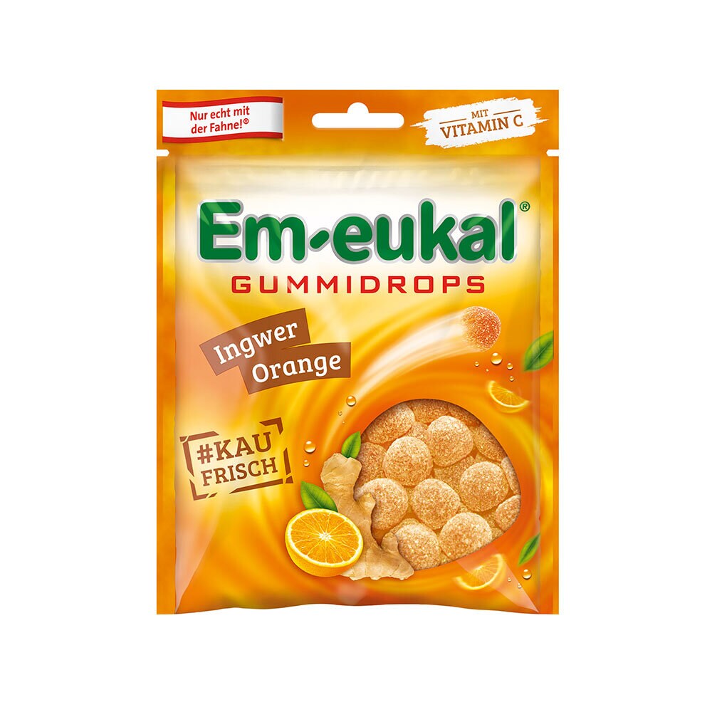 Gummidrops Ingefära Apelsin 90g Em-eukal