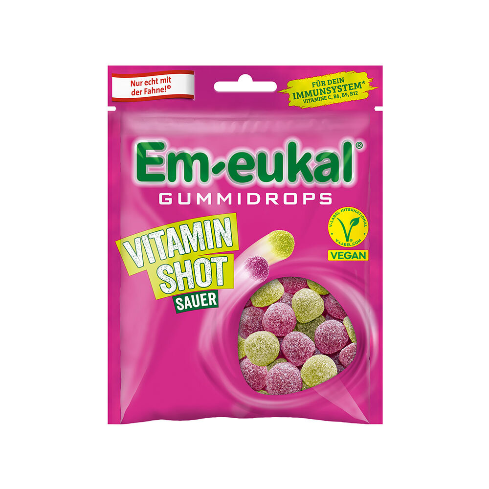 Gummidrops Vitamin Shot 90g Em-eukal