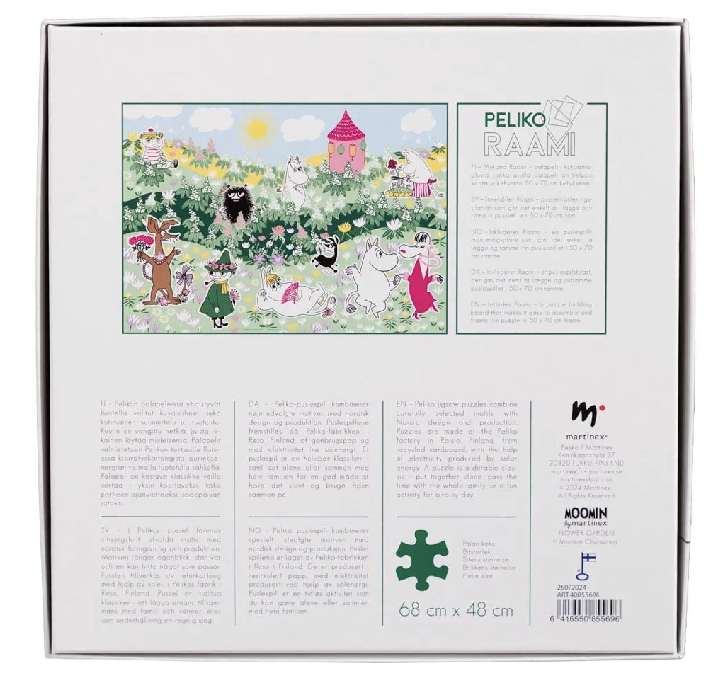 Moomin Puzzle 1000 Pieces - Flower Garden - 3