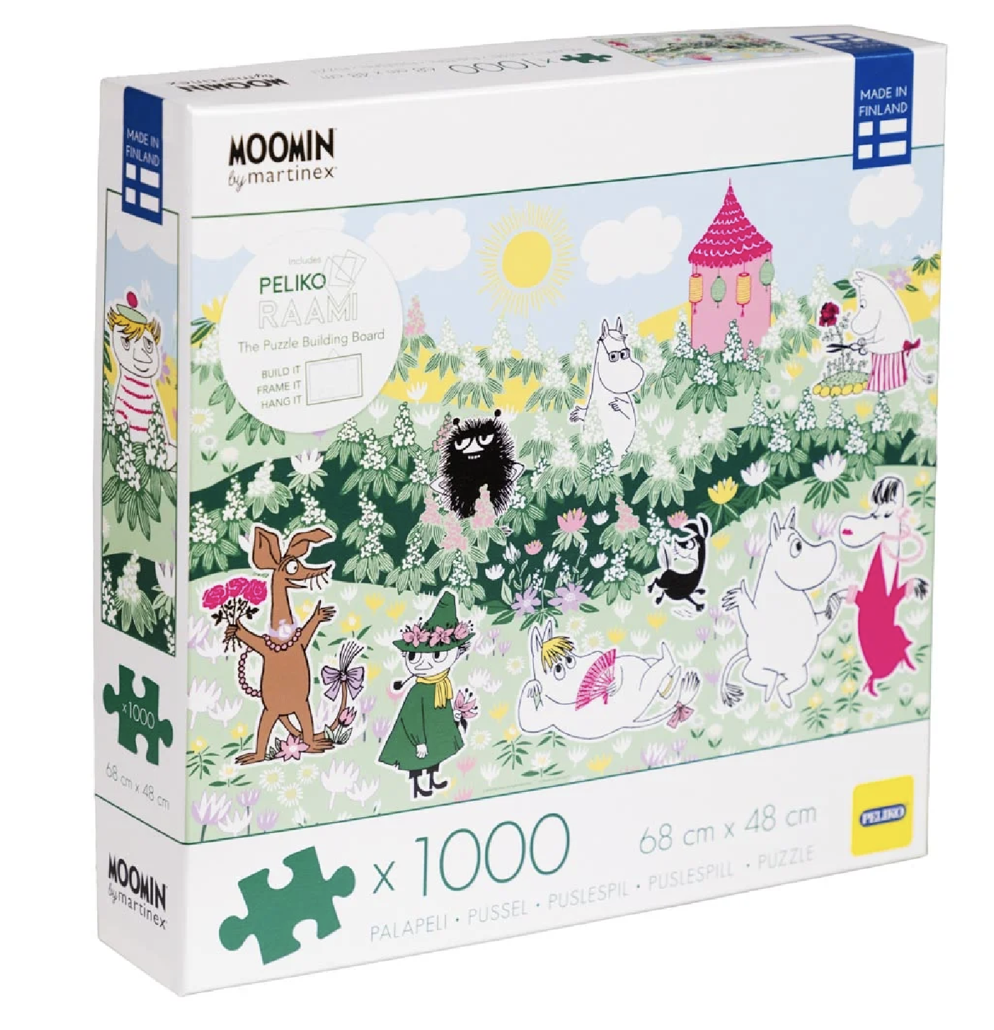 Moomin Puzzle 1000 Pieces - Flower Garden