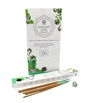 Green Tree Gemstone Incense, Good Luck - Rökelse med Aventurin 