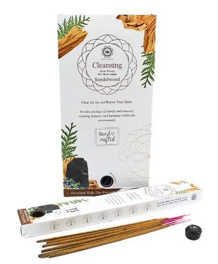 Green Tree Gemstone Incense, Cleansing  -  Rökelse med Turmalin
