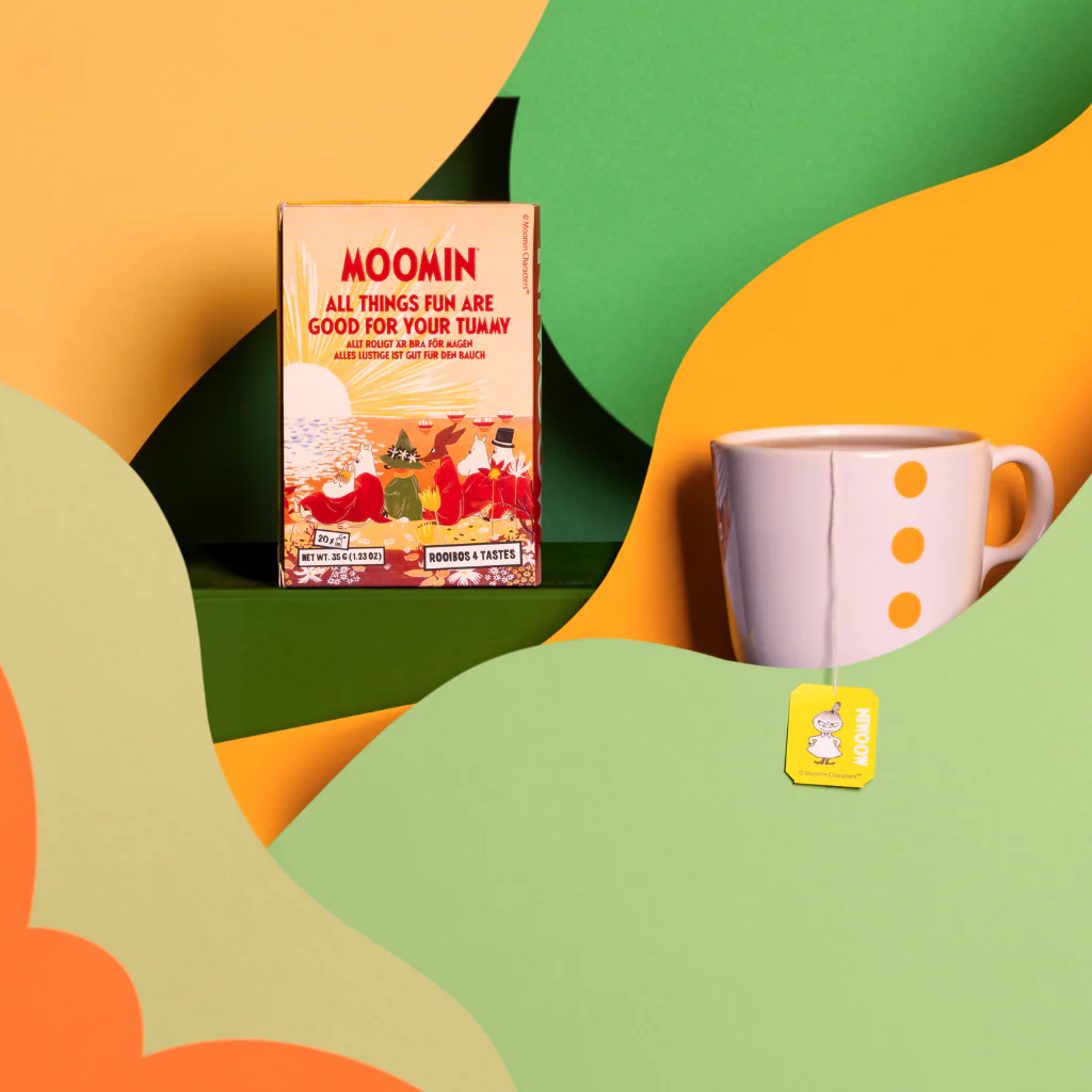 Mumin Tepåsar - Rooibos - Allt roligt är bra för magen - 4 olika smaker (Ny design) - 2
