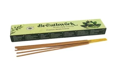 Breathwork  Rökelsepinnar , Green Tree Premium Masala