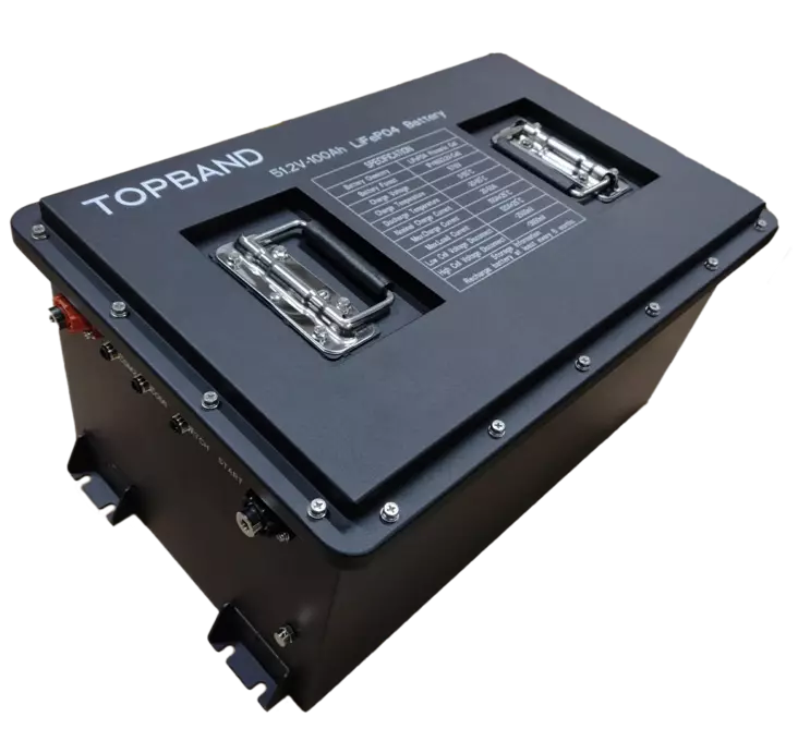Topband R-B51100A-TLGC Li-ion akku 48V 100Ah 523x338x260 LiFePO4 Bluetooth IP67