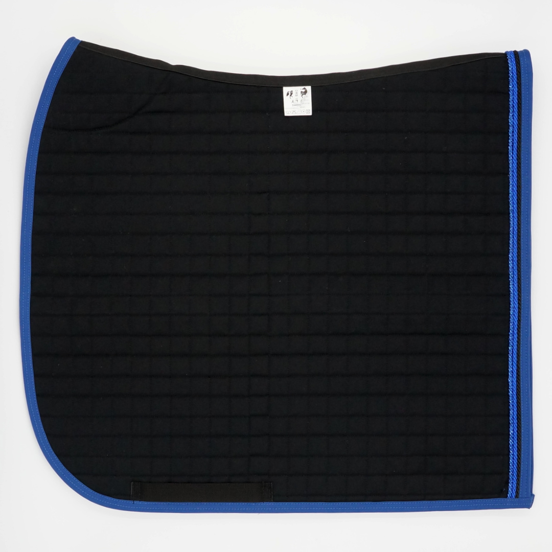 Dressyrschabrak Svart D4, glitterkorn/korn - 2