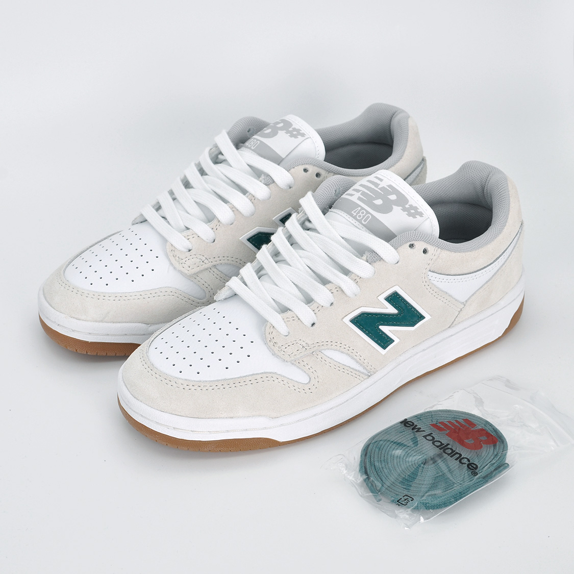 New Balance - Numeric 480 Sea Salt/Vintage Teal - 2
