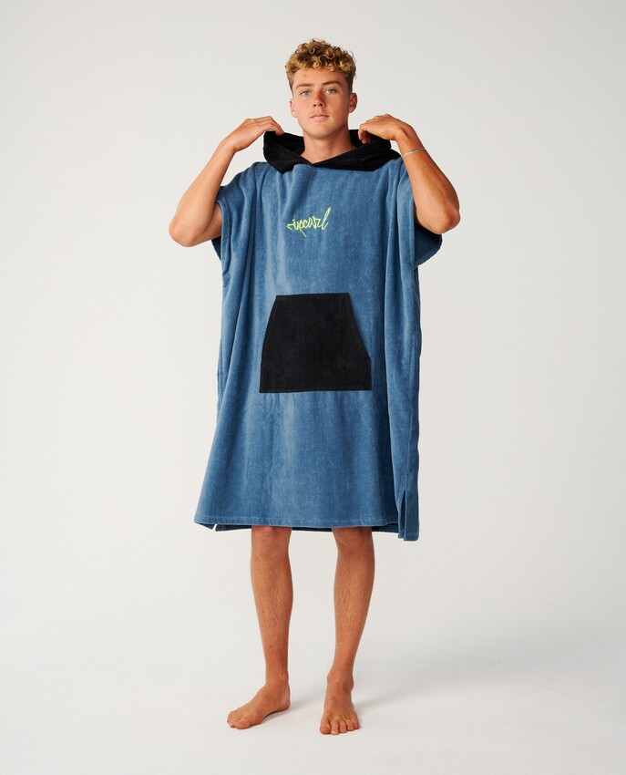 Rip Curl Poncho logo bluefin