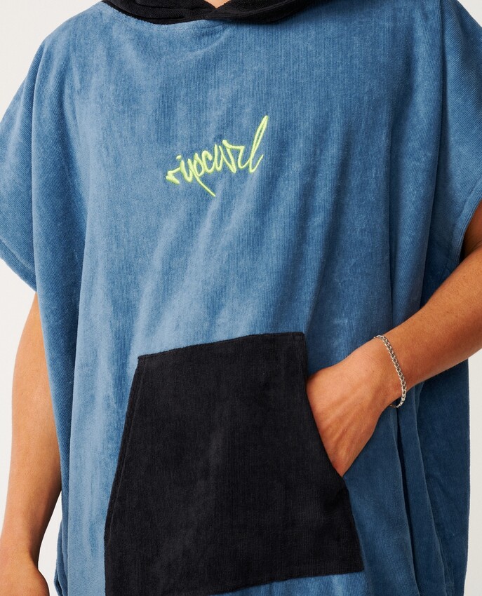 Rip Curl Poncho logo bluefin - 2