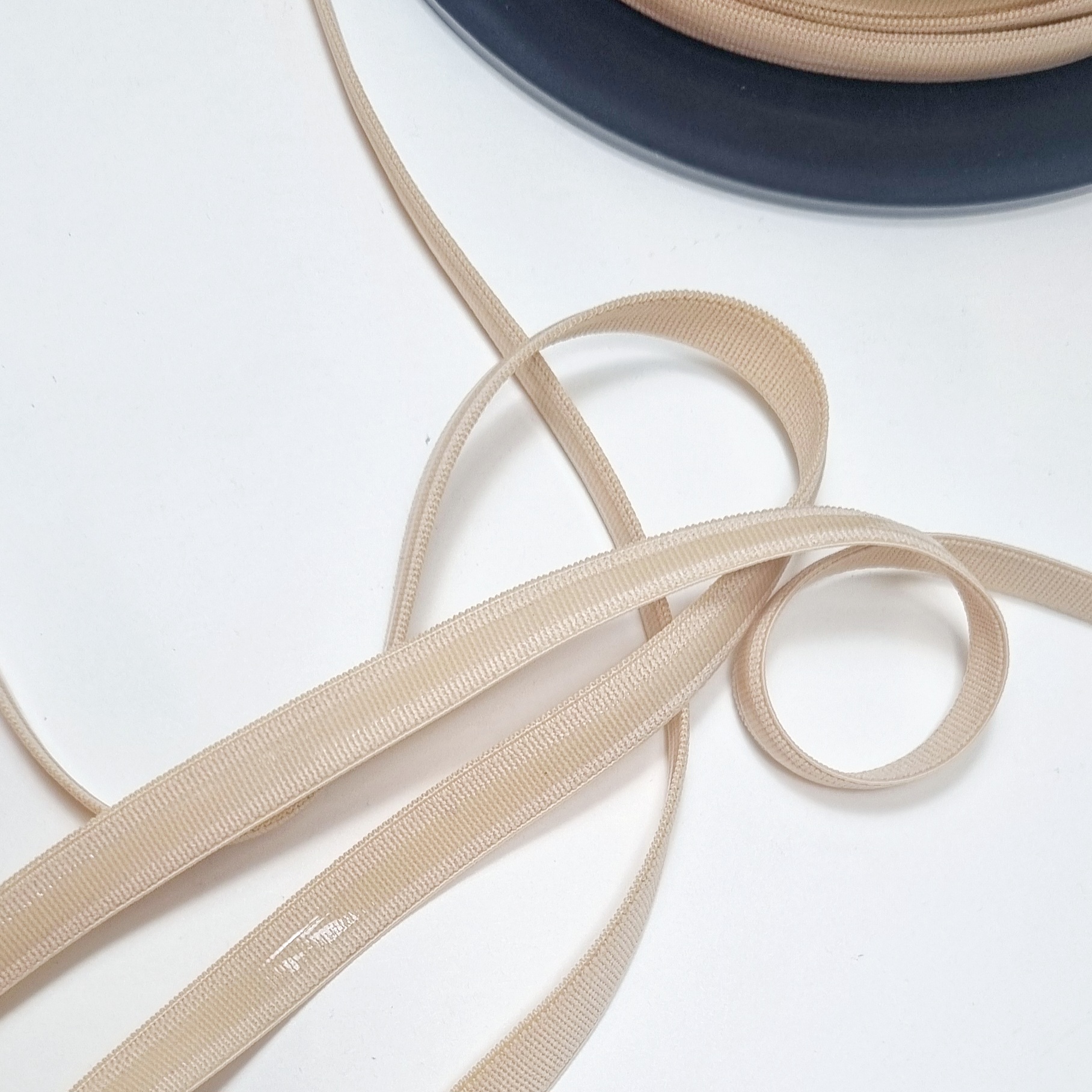 Silicone elastic Beige 10mm - MT10