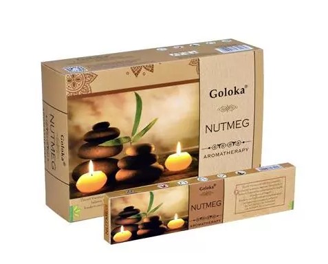 Goloka Rökelse - Nutmeg (Muskot)
