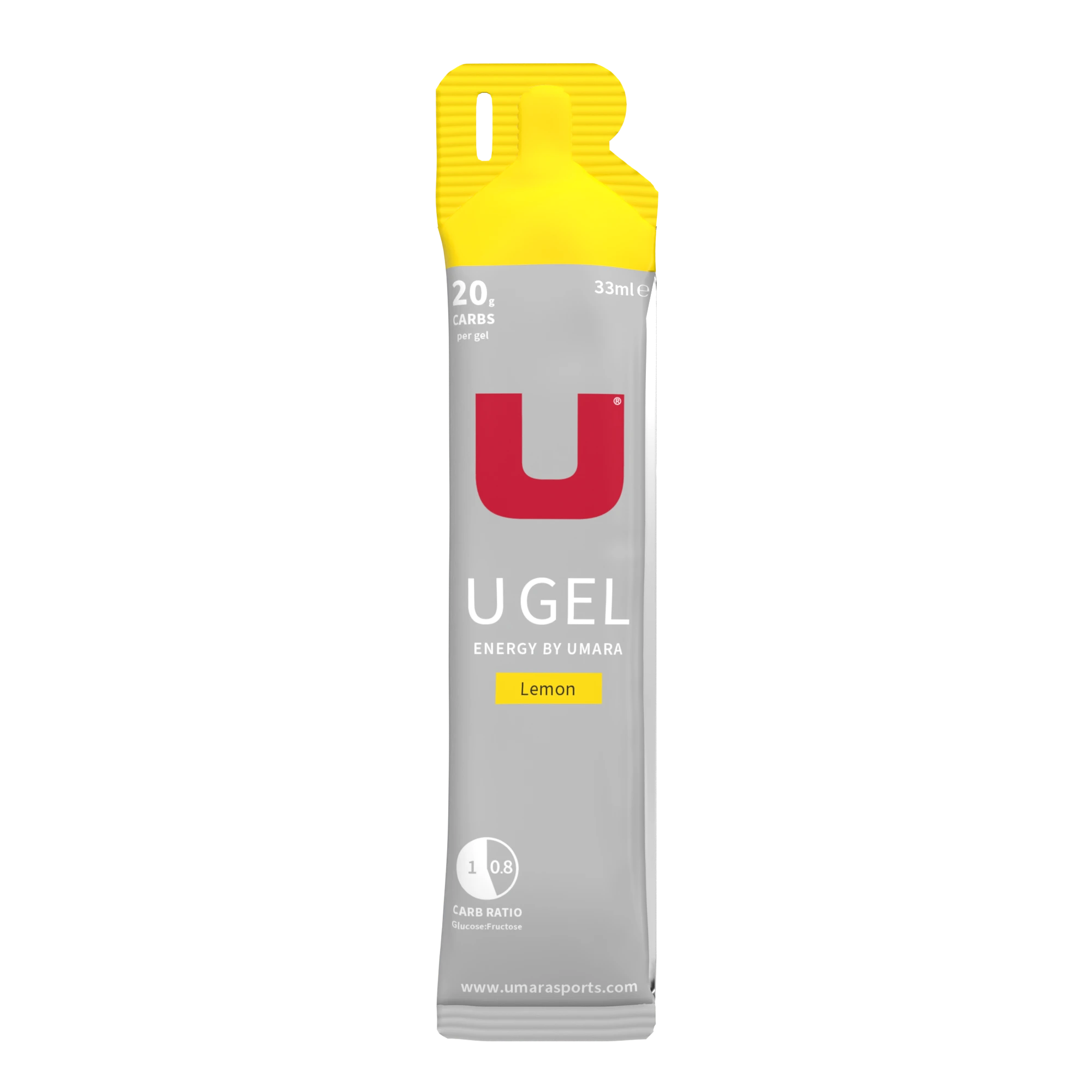 Umara U-Gel 33 ml 20 gram kolhydrater, Citron