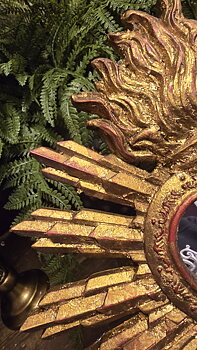 Spegel Guld - Sacred Heart
