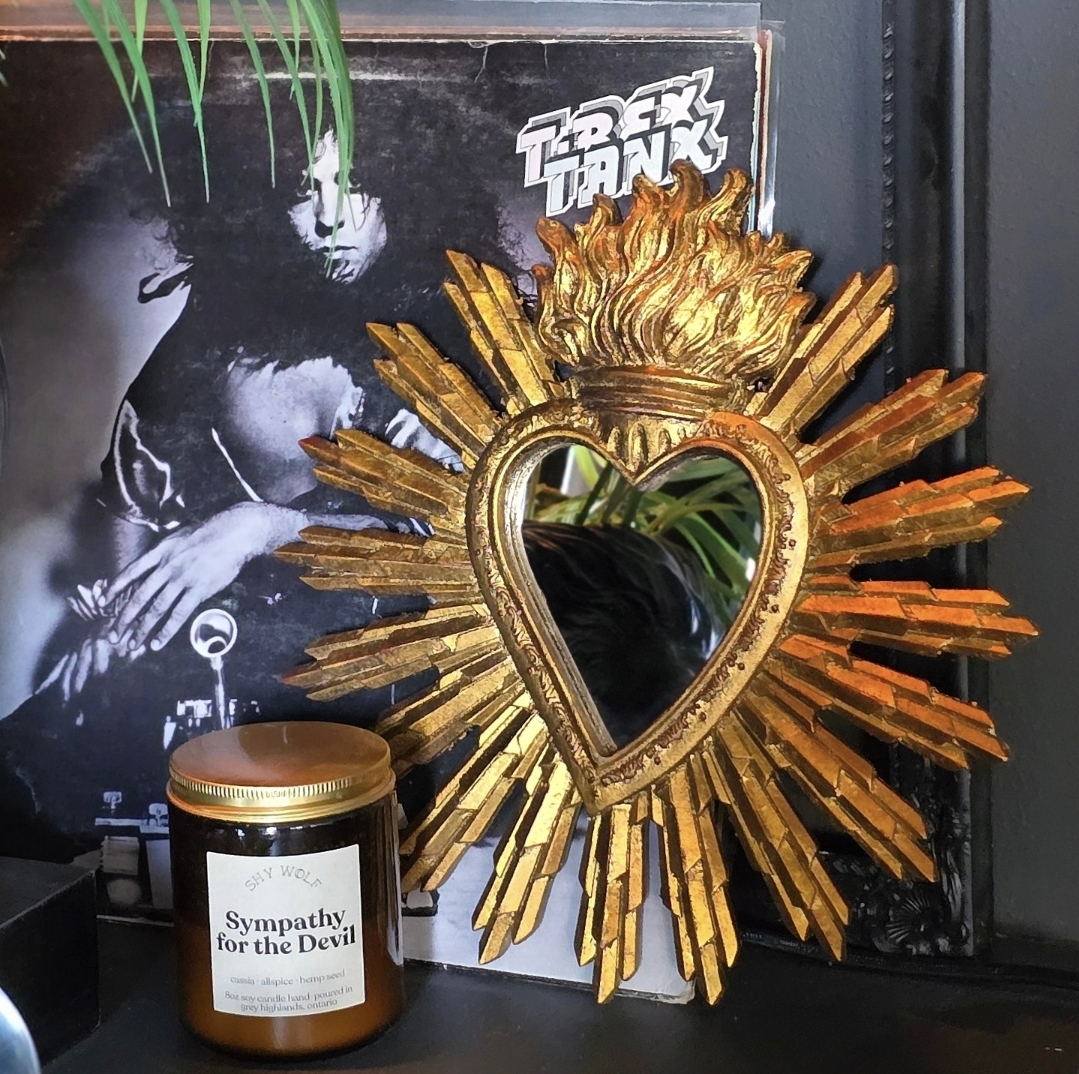 Spegel Guld - Sacred Heart