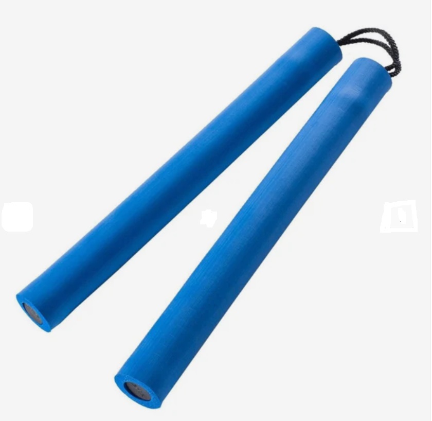 Foam Cord Nunchaku, 30 cm, Blue