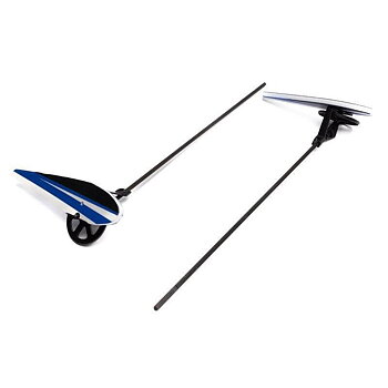 E-flite Landing Gear Set: 4-Site Biplane 3D FF (Flat Foamy) 800mm