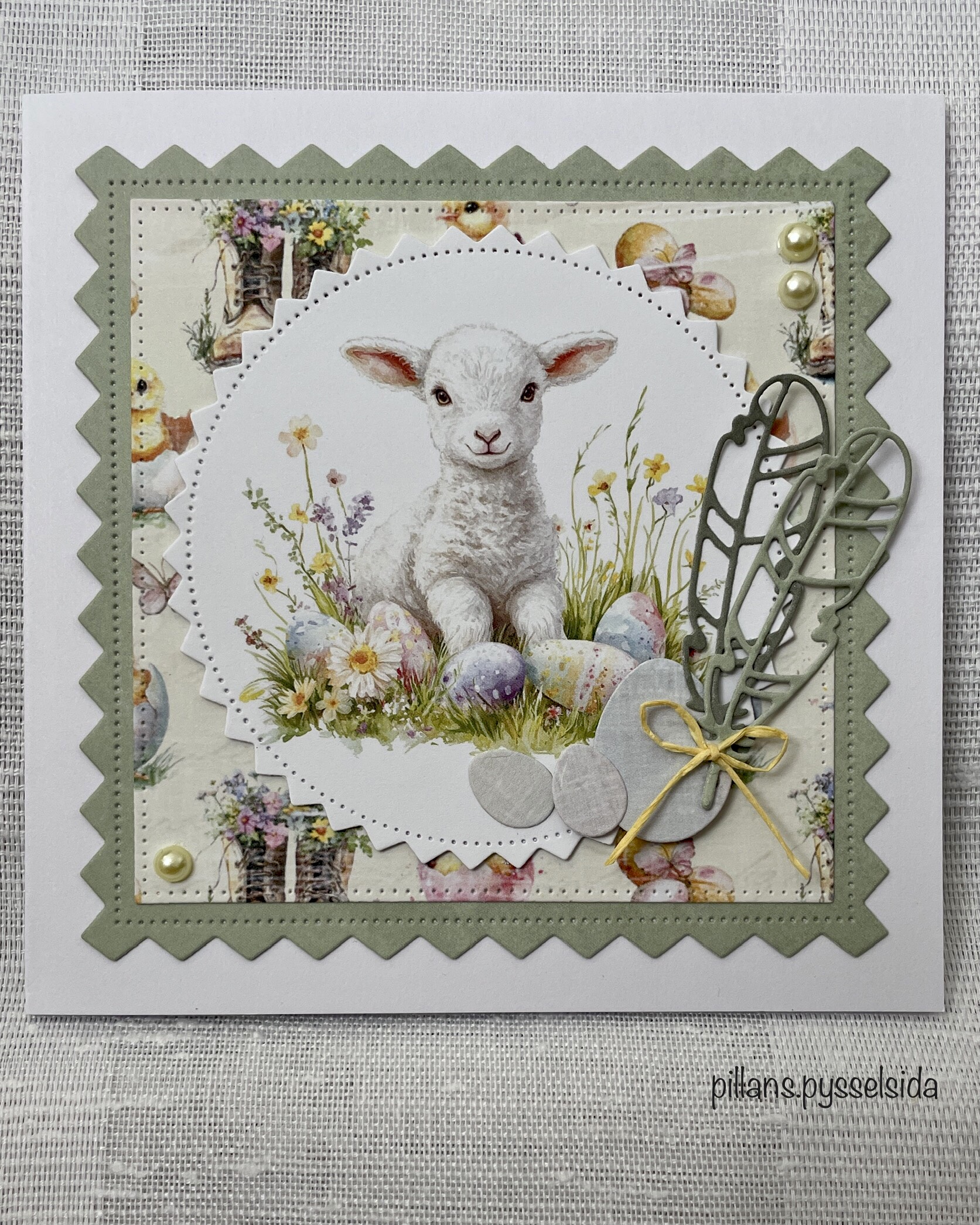 Kort med Klippark Easter och Hello Easter Collection   ( går ej att köpa, endast för inspiration)