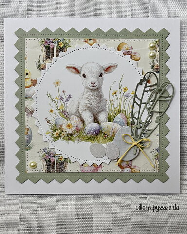 Kort med Klippark Easter och Hello Easter Collection   ( går ej att köpa, endast för inspiration)