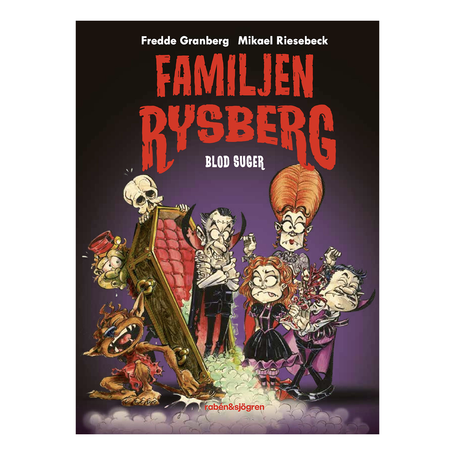 FAMILJEN RYSBERG - BLOD SUGER, BOK & STICKERS (SIGNERAD!) - 2