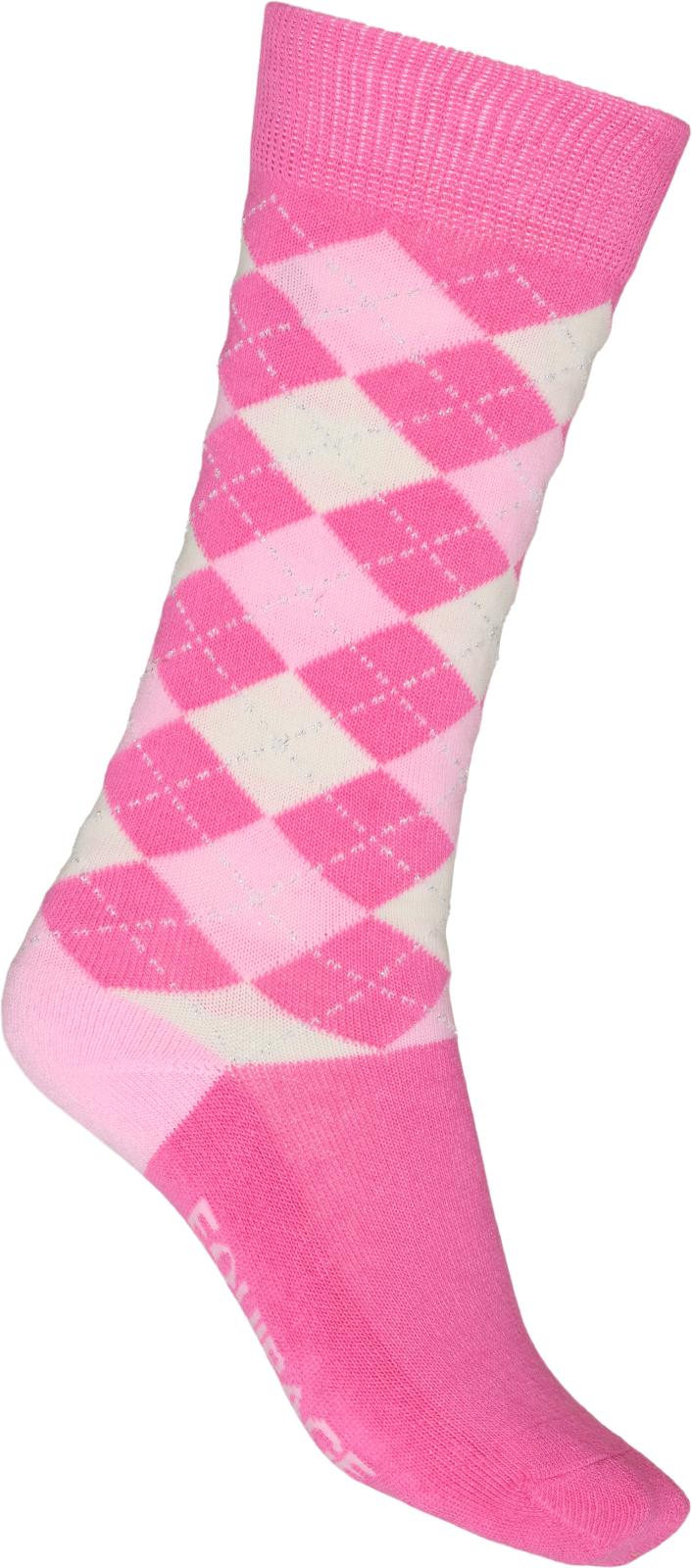 Equipage LAX ride strømper phlox pink 