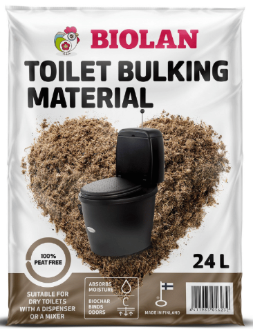 Biolan strömaterial för torrtoaletter 24 liter