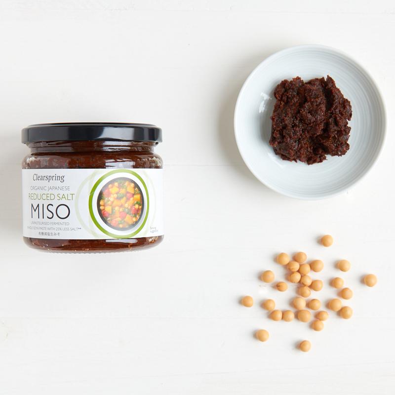 Miso Reducerad Salt (opastöriserad) 270g Clearspring - 2