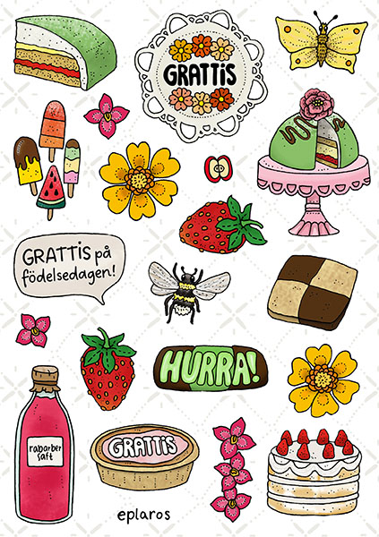 A5 ark - Stickers kalas