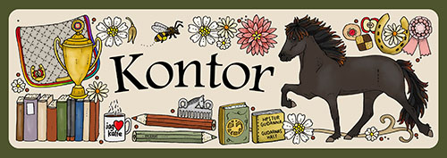 Skylt - STALL Kontor Tölt