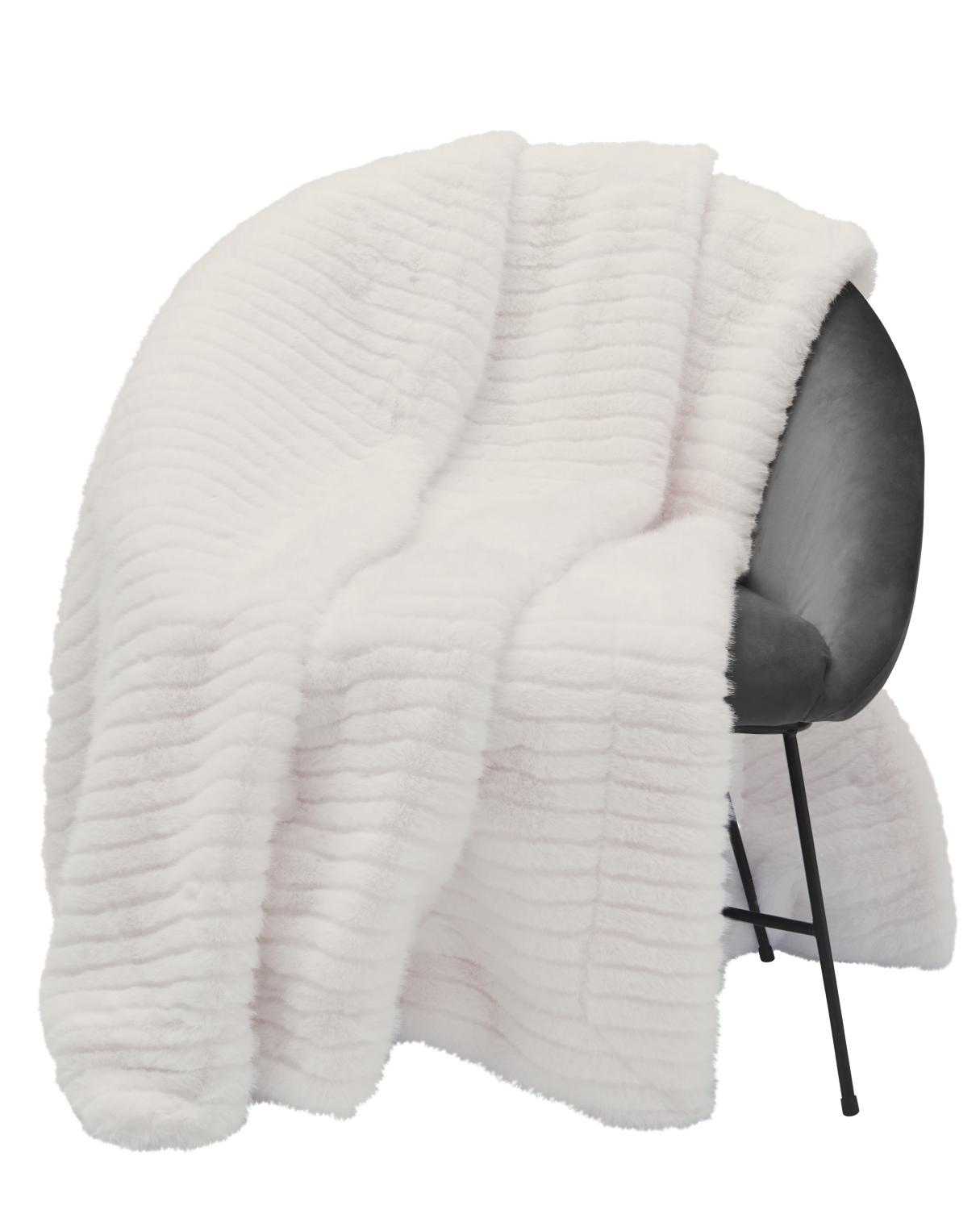 Skinnwille Pälspläd Grace Ivory 140x220cm