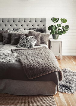 Fluffy Cushion - Grey 40x60 cm - 2