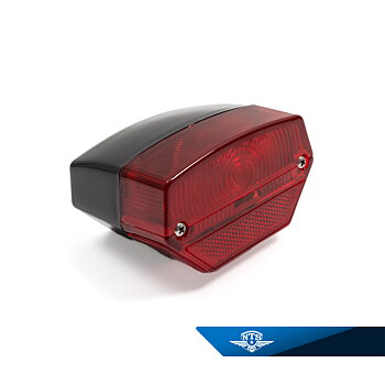 Rear light, quality.  Complete Red/Red 243 for Puch Monza