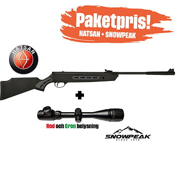 Hatsan Striker S Grey 4,5mm Belyst Paket