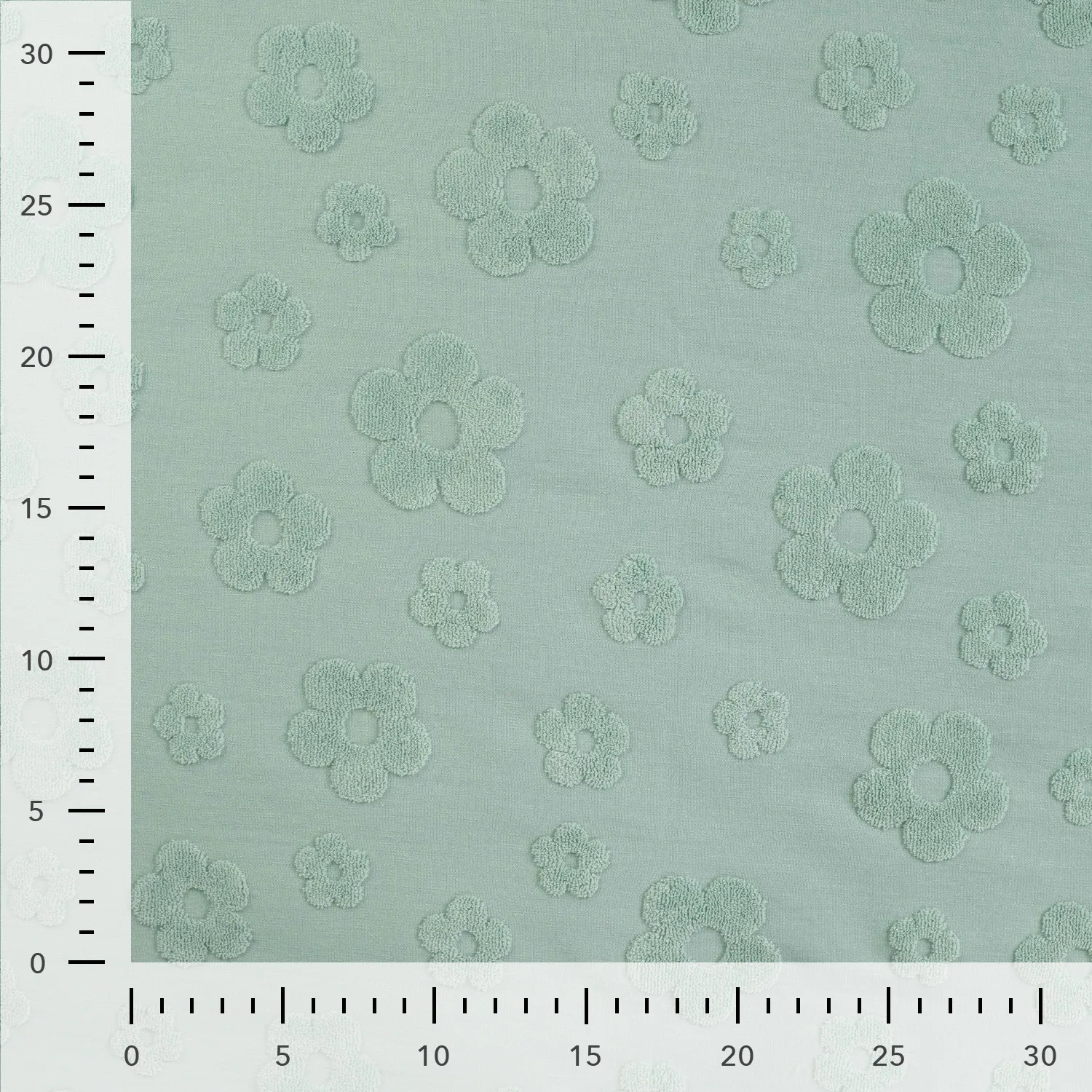 TERRY FLORALS - DUSTY GREEN - 2