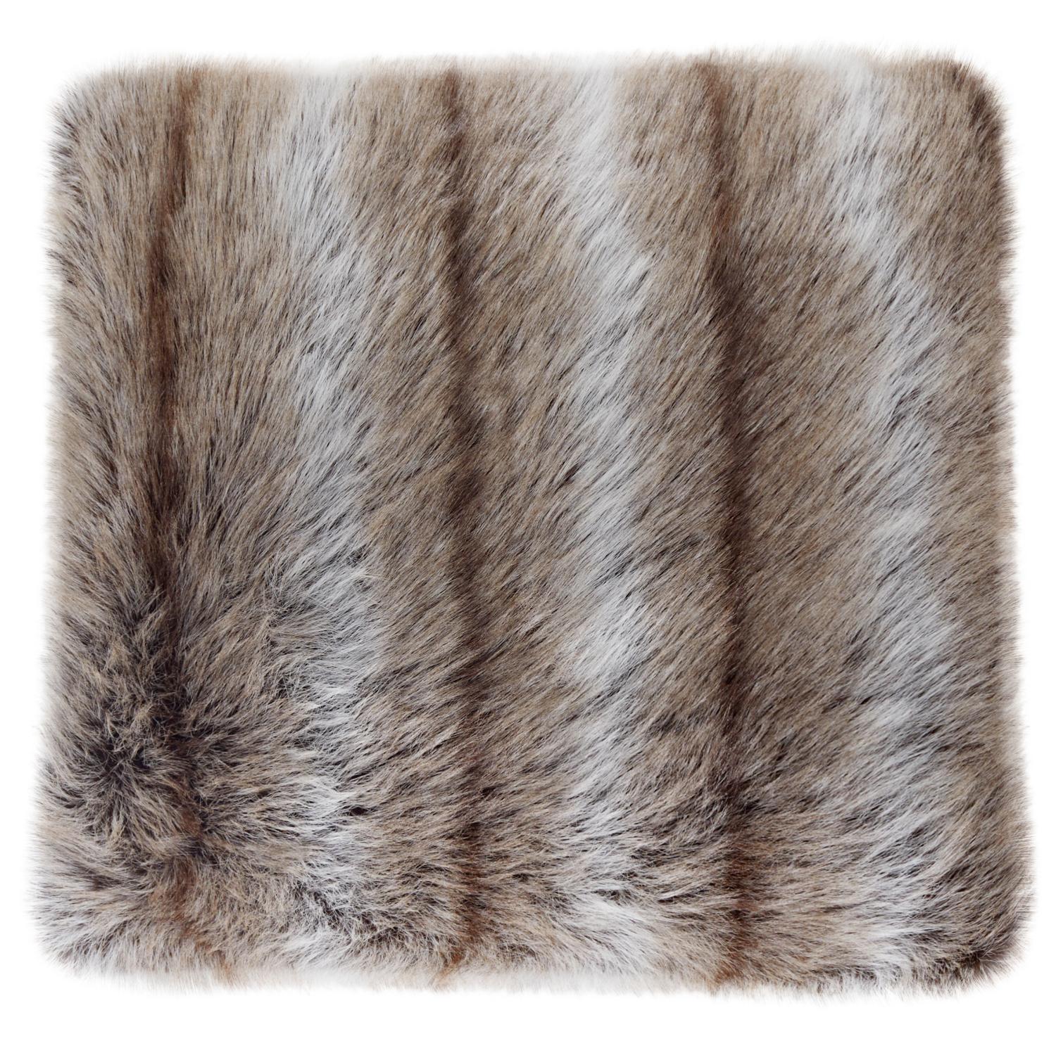 Skinnwille Prydnadskudde Hunter Brown 45x45cm