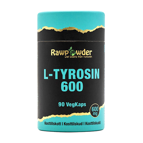 L-Tyrosin 600mg Rawpowder 90 kapslar