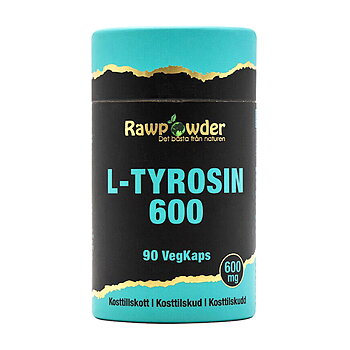 L-Tyrosin 600mg Rawpowder 90 kapslar