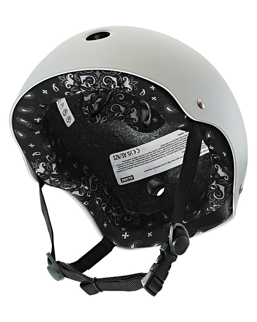 Globe Goodstock Certified Helmet Matte Gunmetal/Bandana - 3
