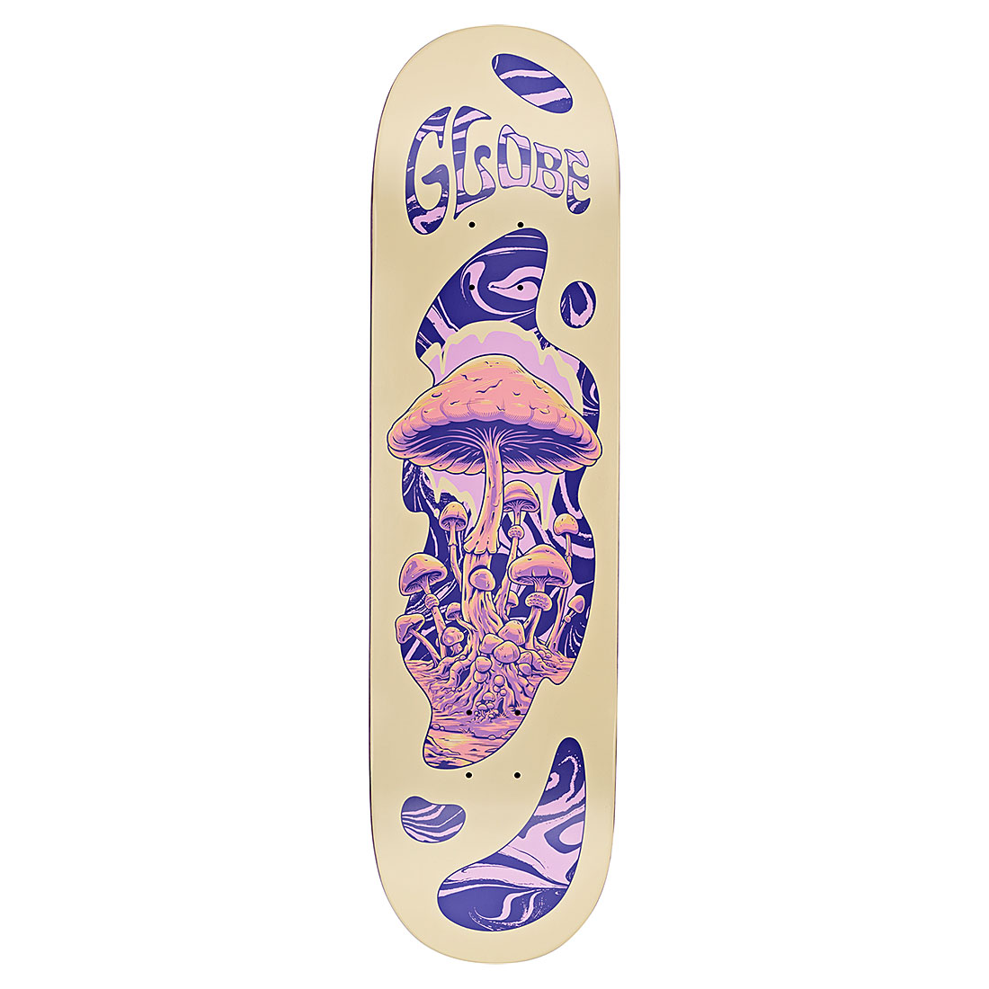 Globe Skateboard G1 Mind Expansion Off-White/Purple 8.5