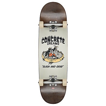 Globe Complete Skateboard Kids Softie Mid Dark Maple/Concrete Dreams 8.25