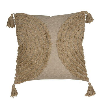 Kuddfodral Boho Oat tufftat bomull Gårdsromantik lantlig stil